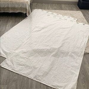 100% Cotton Curtains Set 94” x 54”